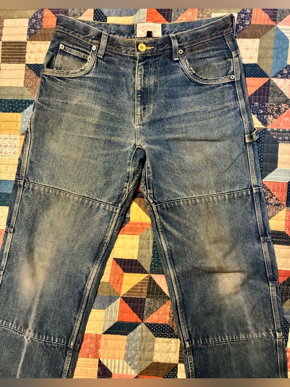 VTG. CC FILSON DOUBLE KNEE HEAVY DENIM JEANS- SIZE 34x32 - Picture 4 of 12